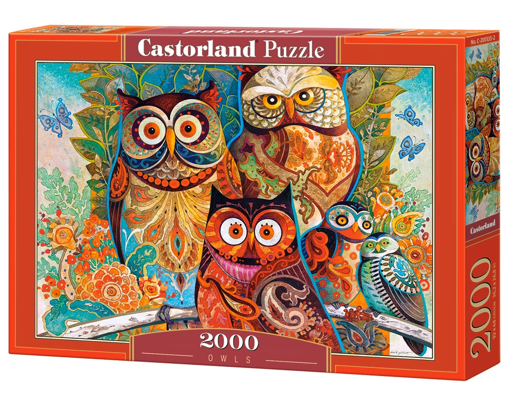Castorland Owls 2000 pcs Jigsaw puzzle