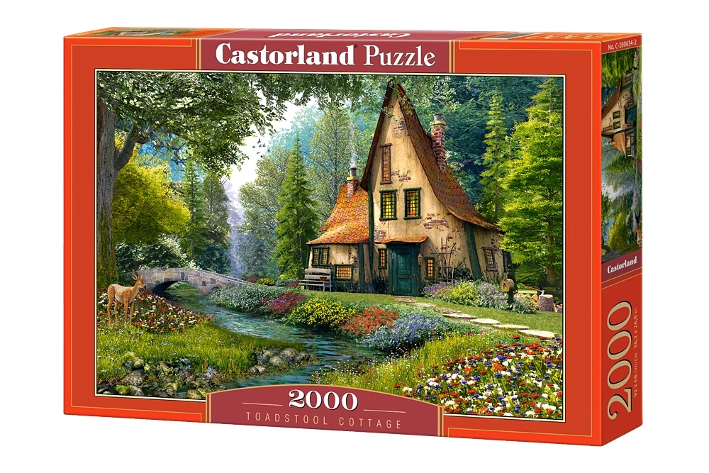 Castorland Toadstool cottage 2000 pcs Jigsaw