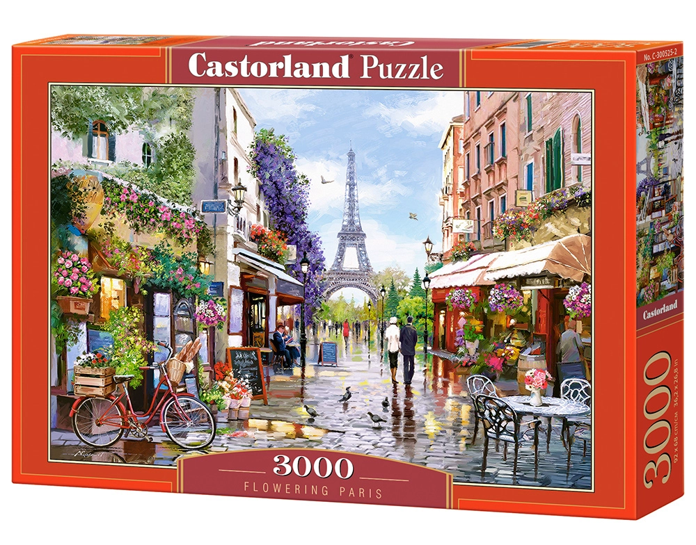 Castorland Flowering Paris 3000 pcs Jigsaw
