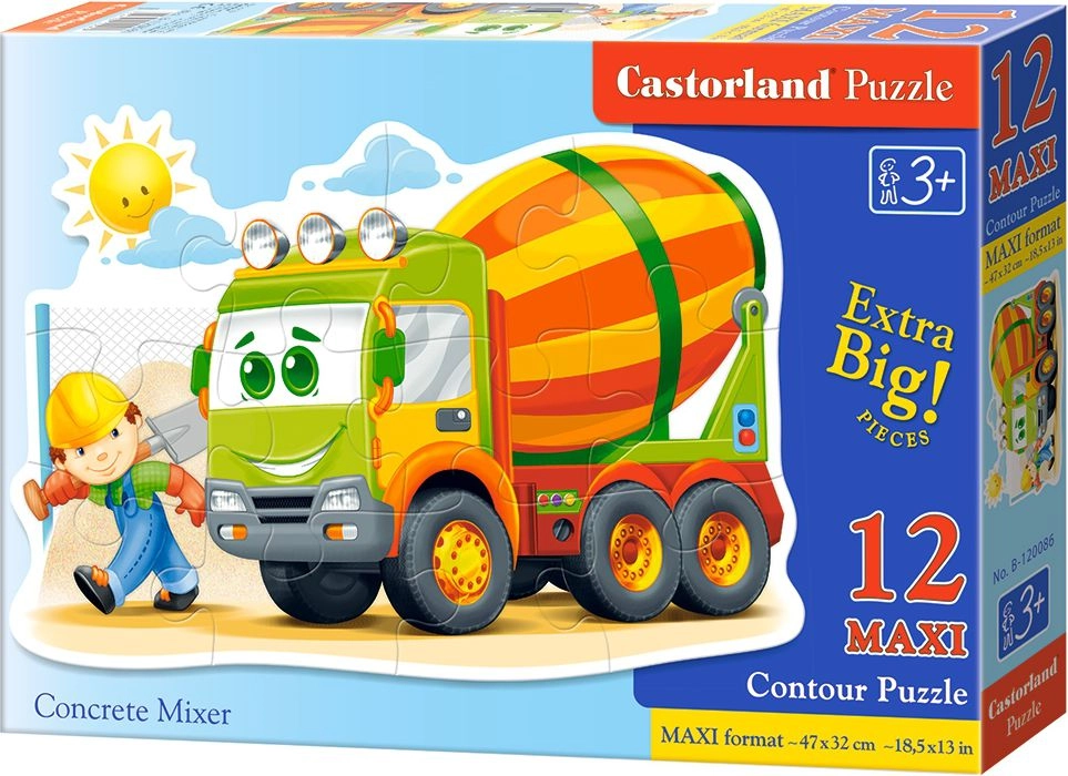 Castorland Concrete Mixer 12 Maxi pcs