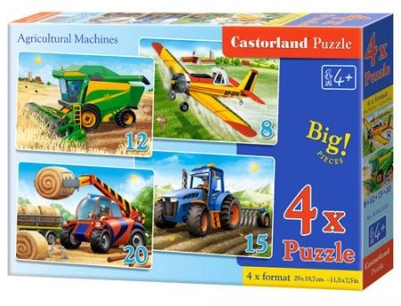 Castorland Puzzle x 4 - Agricultural