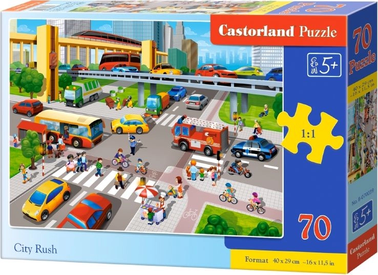 Castorland Puzzle City Rush 70 pieces