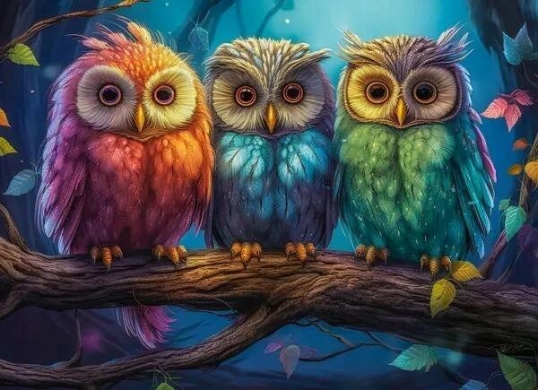 Castorland Puzzle 300 Three Little Owls