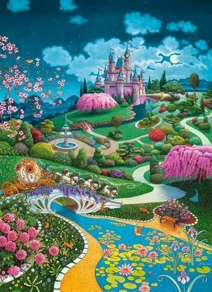Castorland Puzzle 100 Cinderella`s Castle CASTOR
