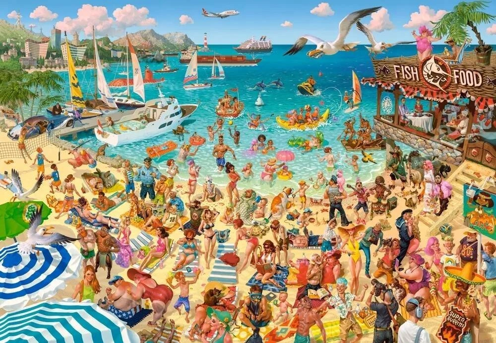 Castorland Puzzle 1000 Fun by the