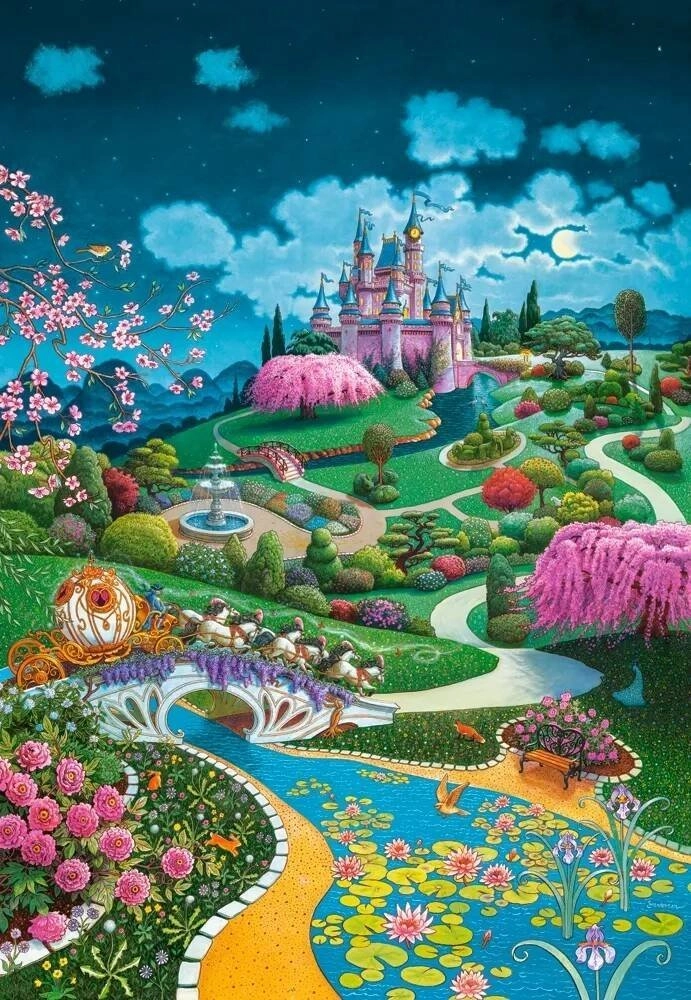 Castorland Puzzle 1000 Cinderella`s Castle CASTOR