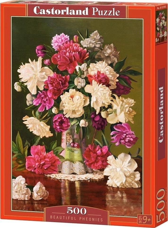 Castorland Puzzle 500 Beautiful Pheonies CASTOR