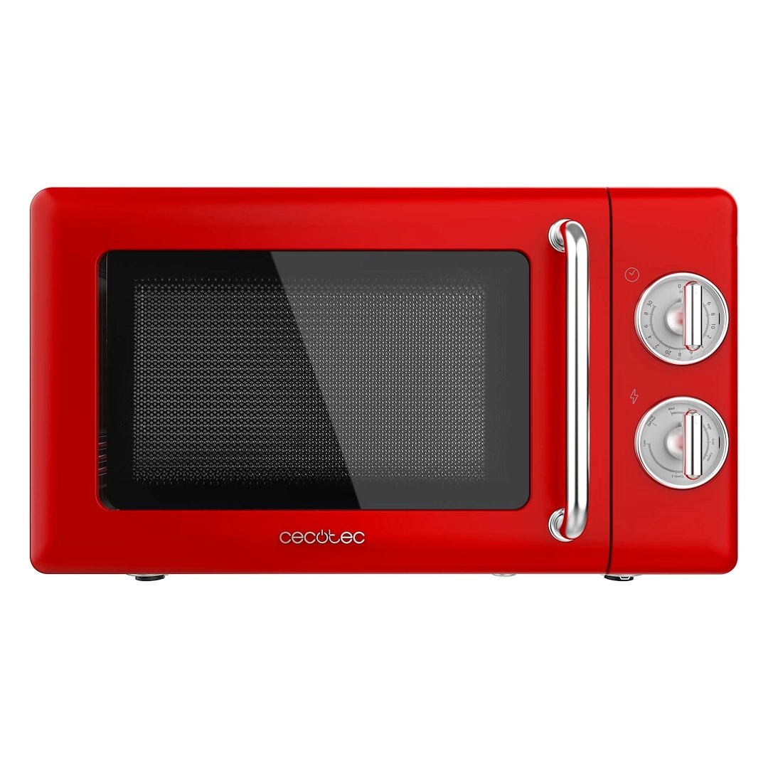Cecotec 01710 microwave Red  Stainless steel