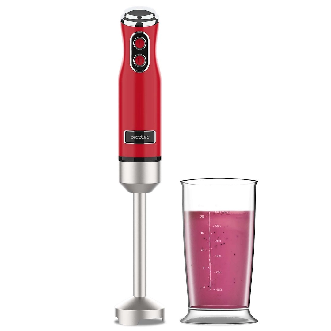 Blender Cecotec Blender ręczny Power RetroRed