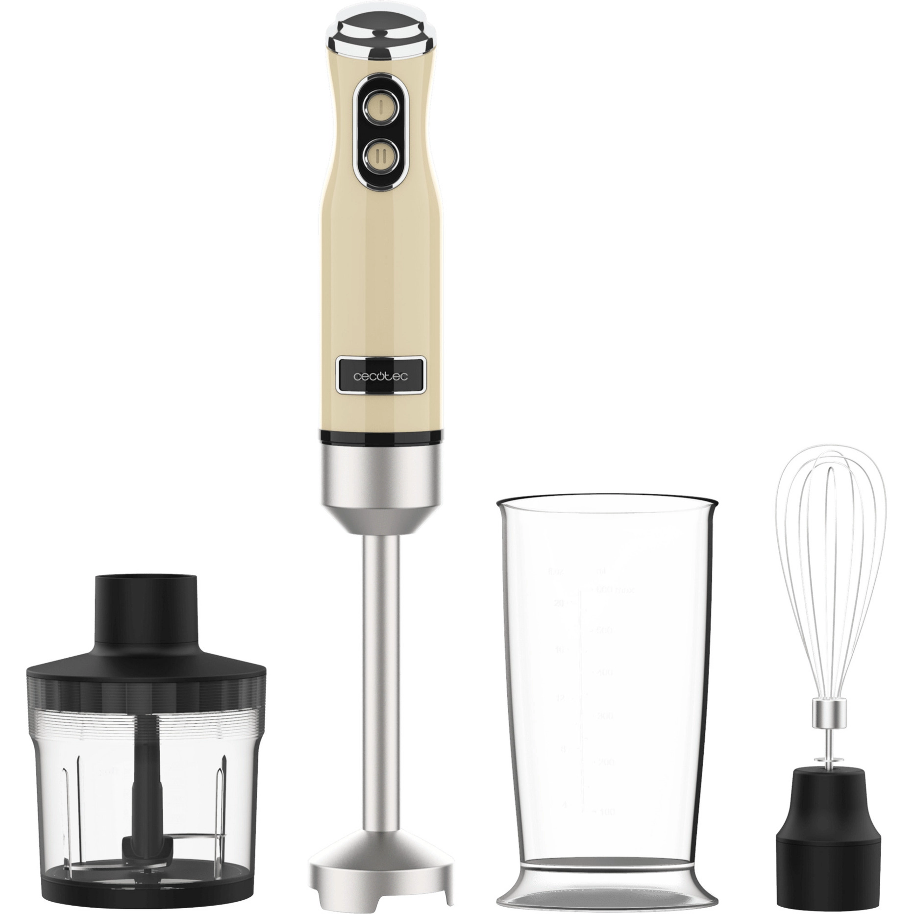 Mikser Cecotec Blender ręczny Power RetroYellow