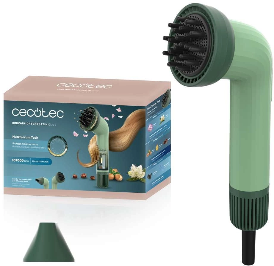Cecotec Hair dryer IoniCare DryKeratin Olive