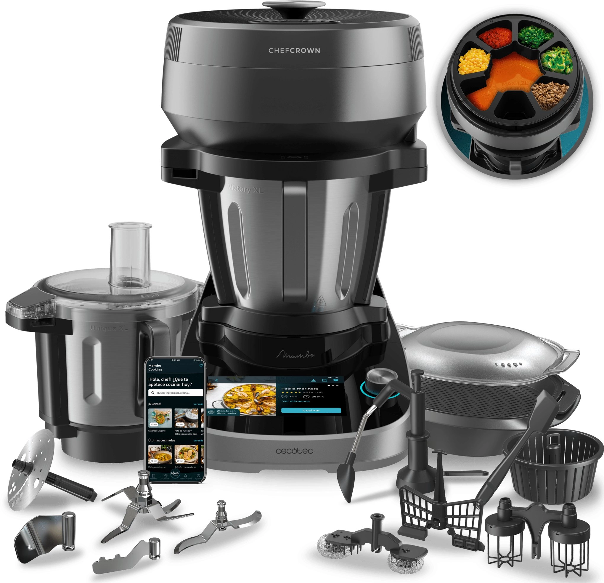 Robot wielofunkcyjny Cecotec Mambo CooKing TotalGourmet
