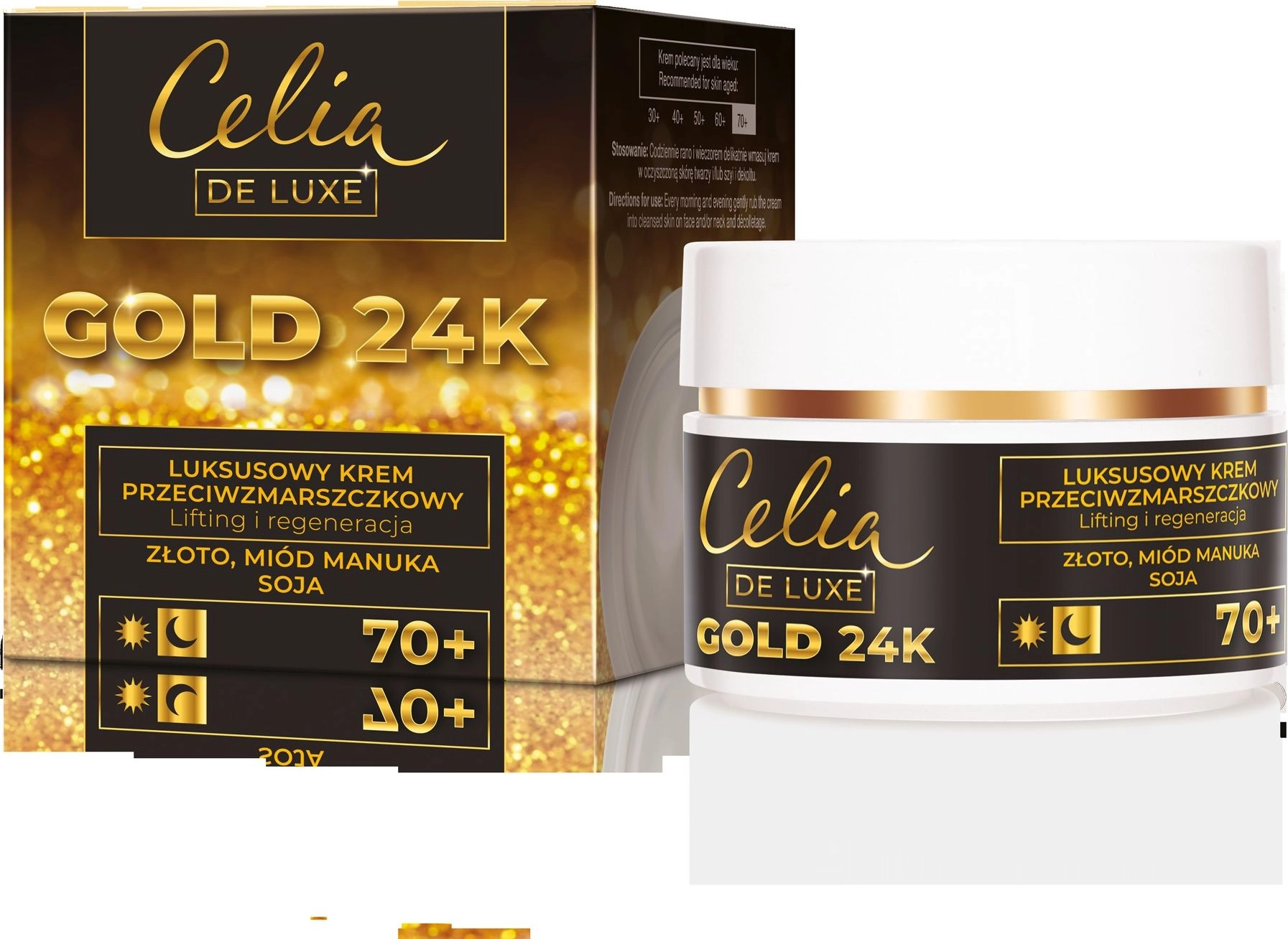 Celia Gold 24K Luksusowy Krem przeciwzmarszczkowy