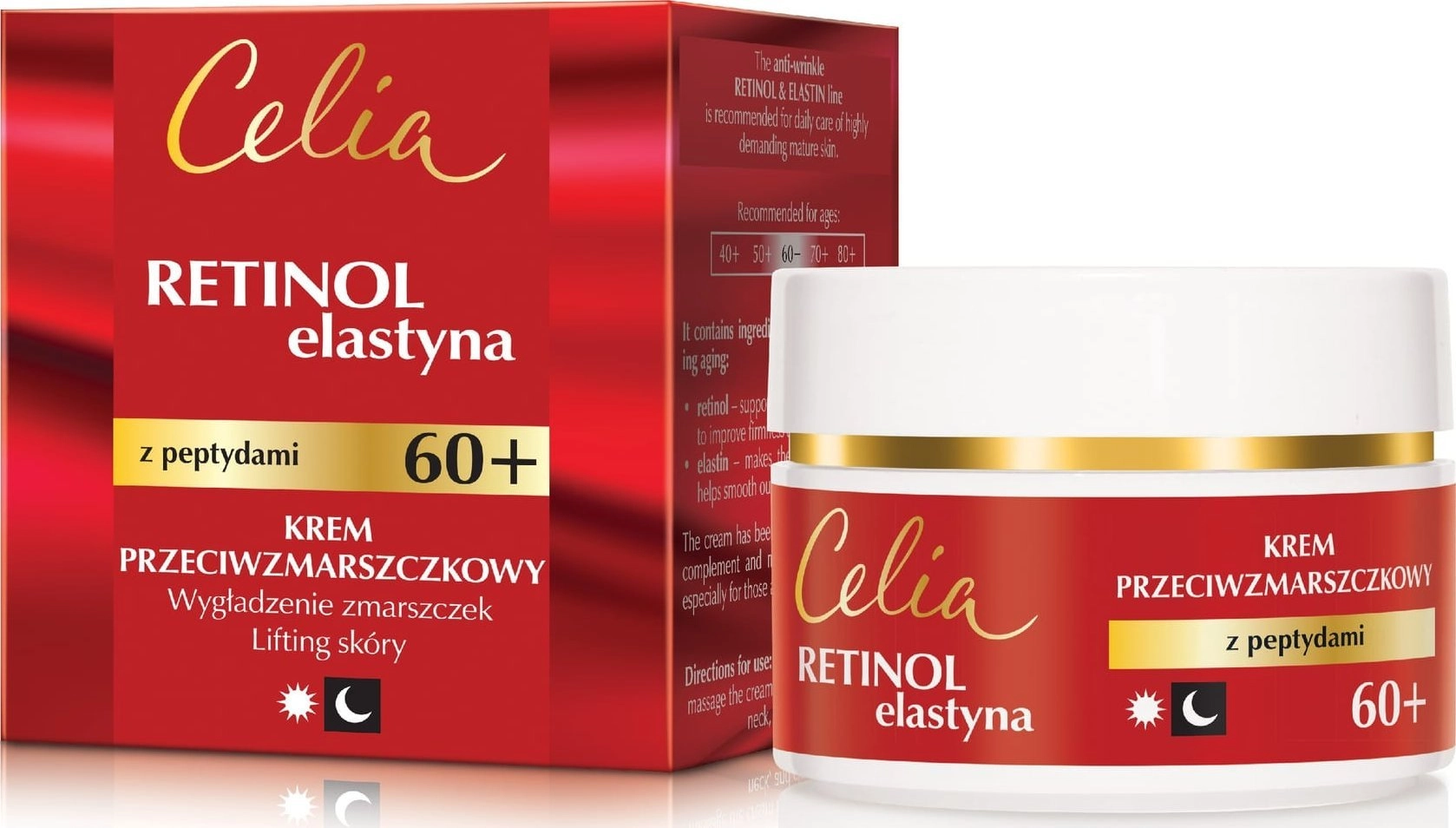 CELIA_Retinol krem przeciwzamrszczkowy 60+ 50ml (