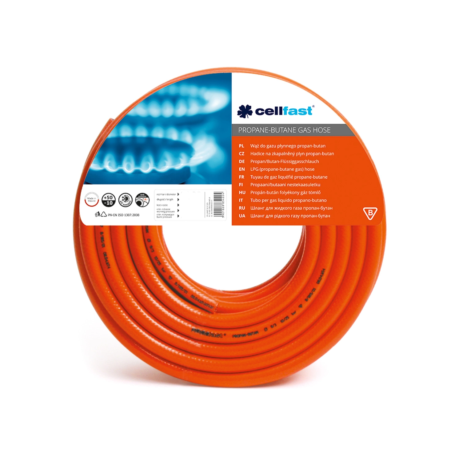 Cellfast Propane-Butane gas hose 9mm x