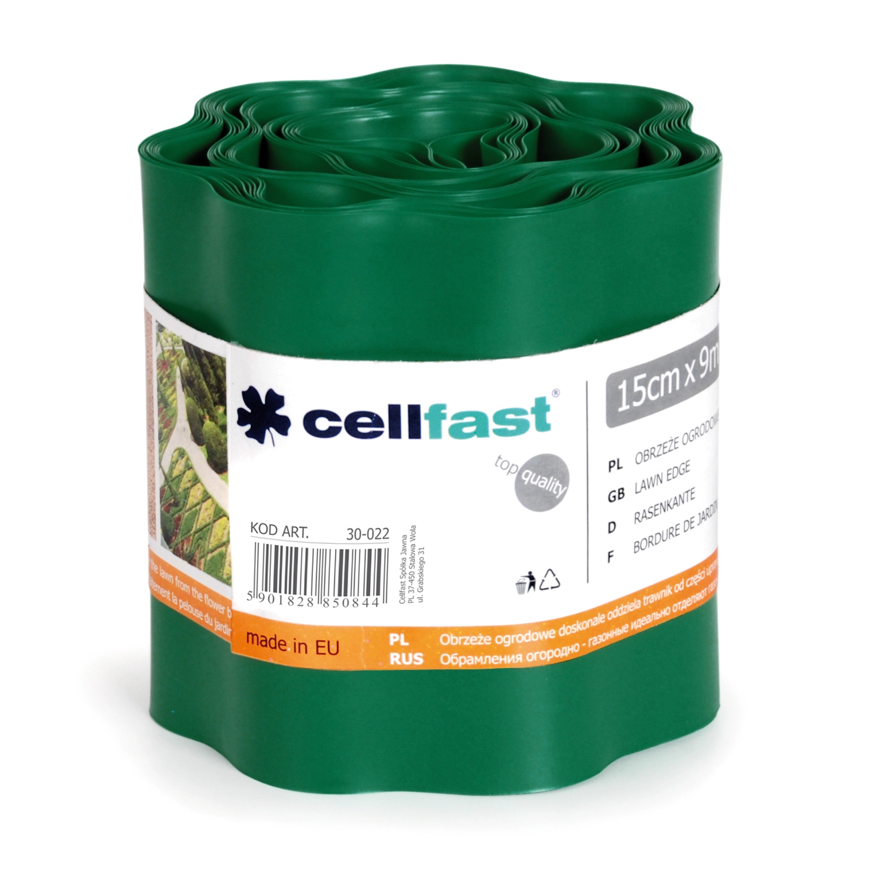 Cellfast Garden edging dark green 15cm