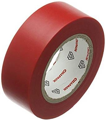 Cellpack Insulating tape 128 PVC red