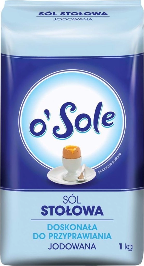Cenos oapos;Sole Sól stołowa jodowana