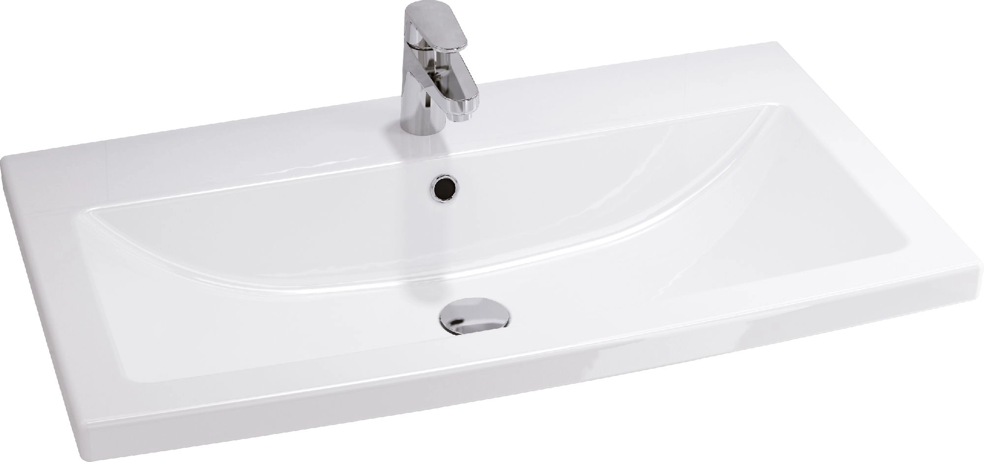 Umywalka Cersanit Como 80cm (K32-004-ECO) K32-004-BOX