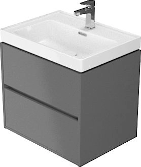 Cersanit Crea 59.4 cm grey