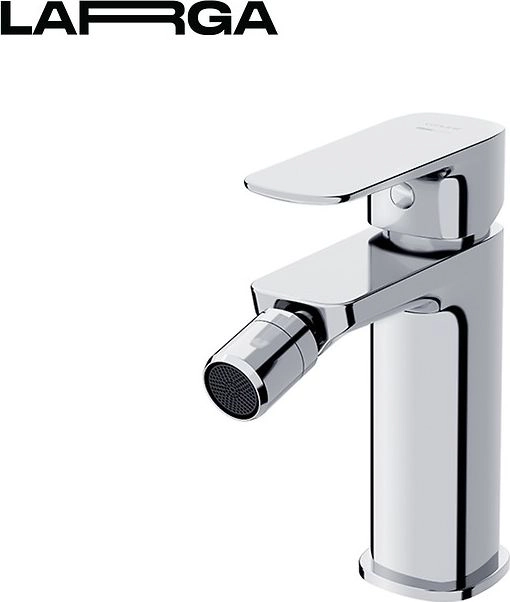 Bateria bidetowa Cersanit Larga stojąca chrom