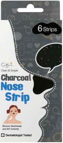 Cettua Charcoal Nose Strip 6 paski
