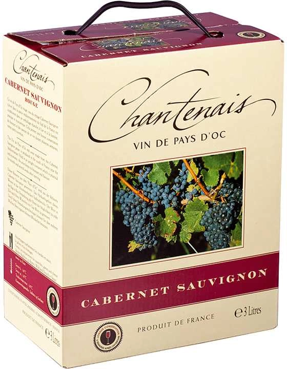 Vynas CHANTENAIS Cabernet Sauvignon  raudonas  sausas
