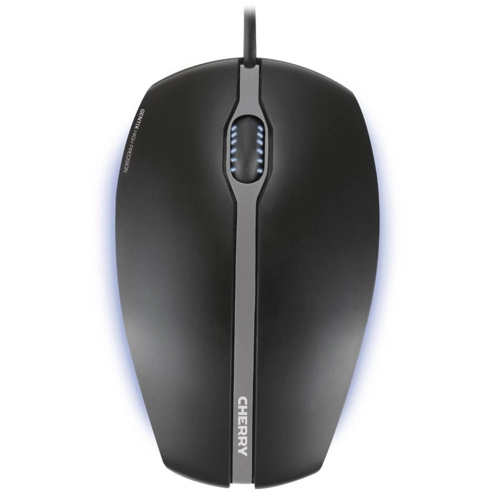 CHERRY GENTIX CORDED ILLUMINATED MOUSE  Black