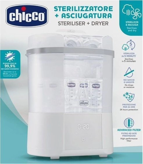 Chicco 129577 All-in-One Sterilizer with Dryer