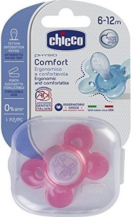 Physio Comfort soother pacifier pink 6-12