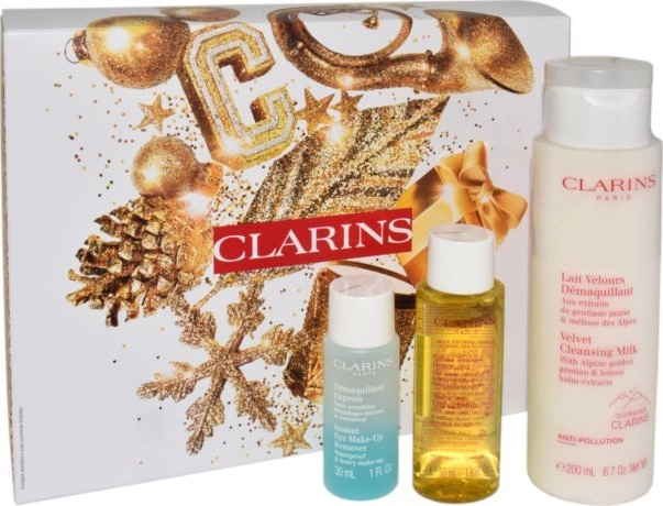 CLARINS SET (VELVET CLENSING MILK 200ML