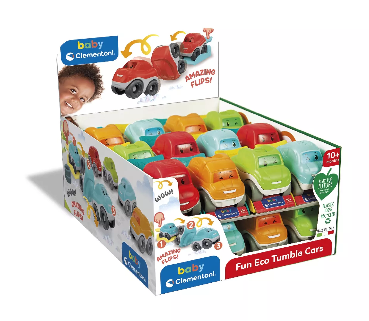Clementoni Fun Eco Tumble Cars 17429