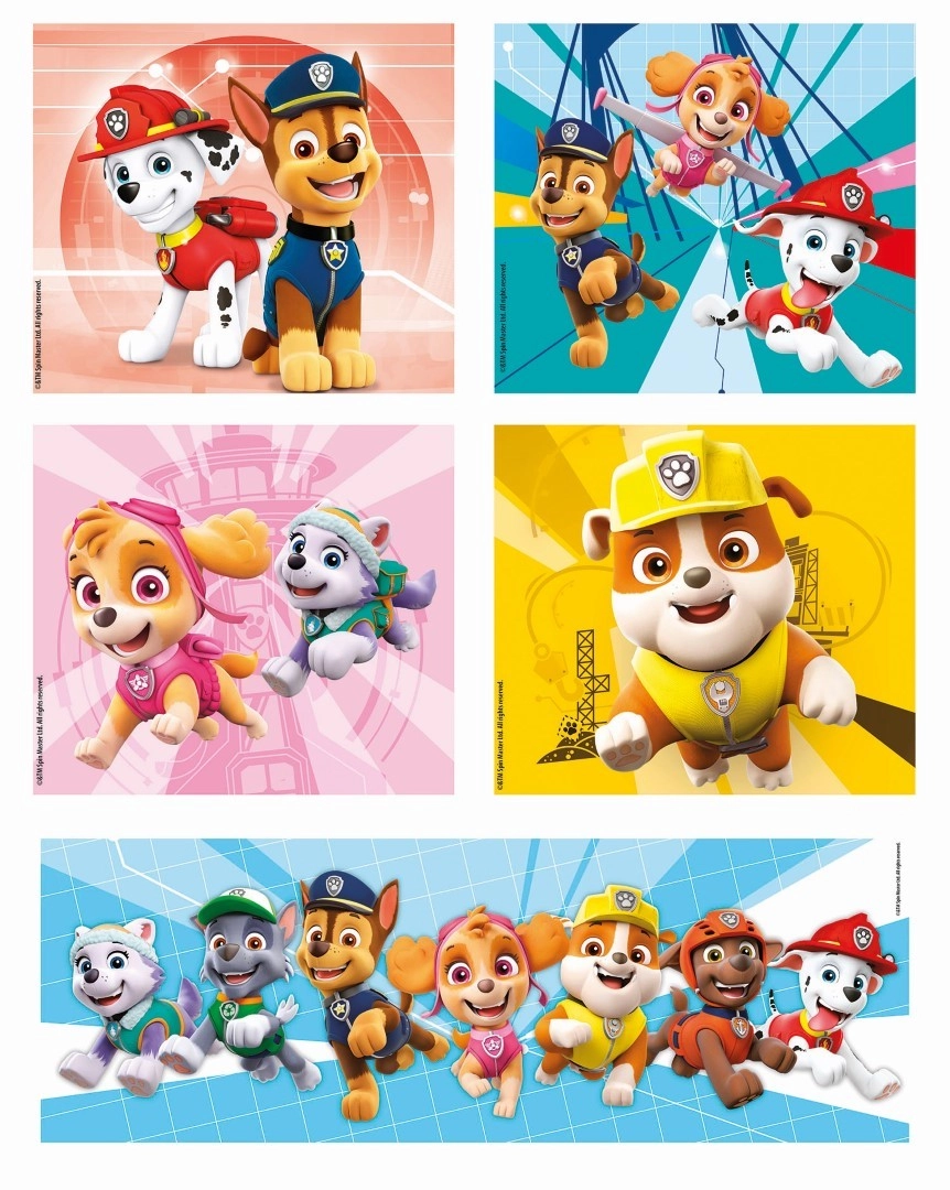Clementoni - Puzzle 10-i-1 Paw Patrol