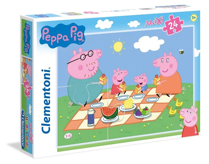 Clementoni Peppa Pig Supercolor 24 Maxi