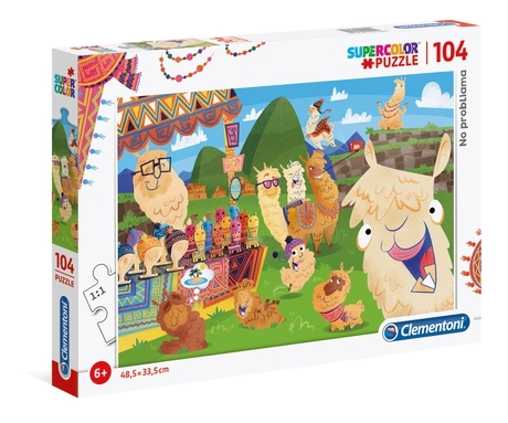 Clementoni No ProbLLAMA Jigsaw puzzle 104