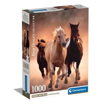 Clementoni Running Horses Jigsaw puzzle 1000
