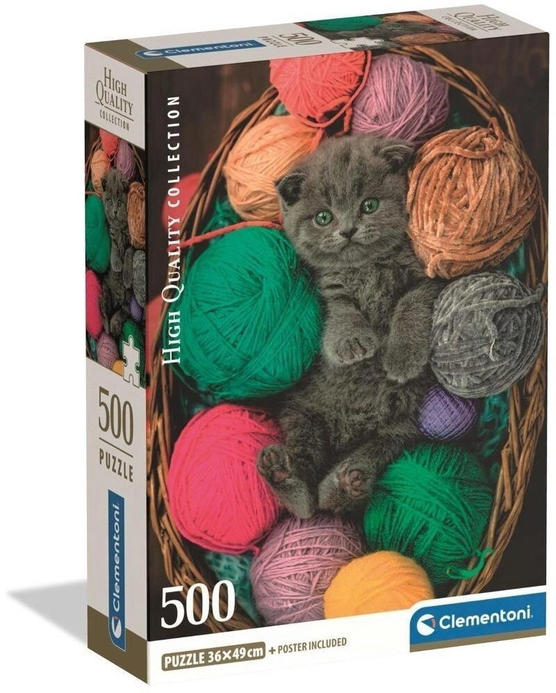 CLE puzzle 500 Compact Fluffy Kitten