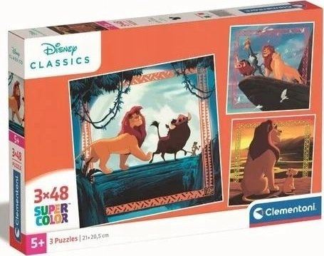 Clementoni CLE puzzle 3x48 SuperKolor The