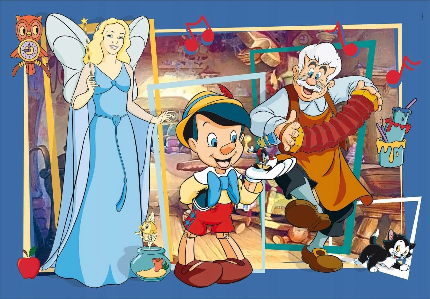 Clementoni Clementoni Puzzle 104el Super Pinokio