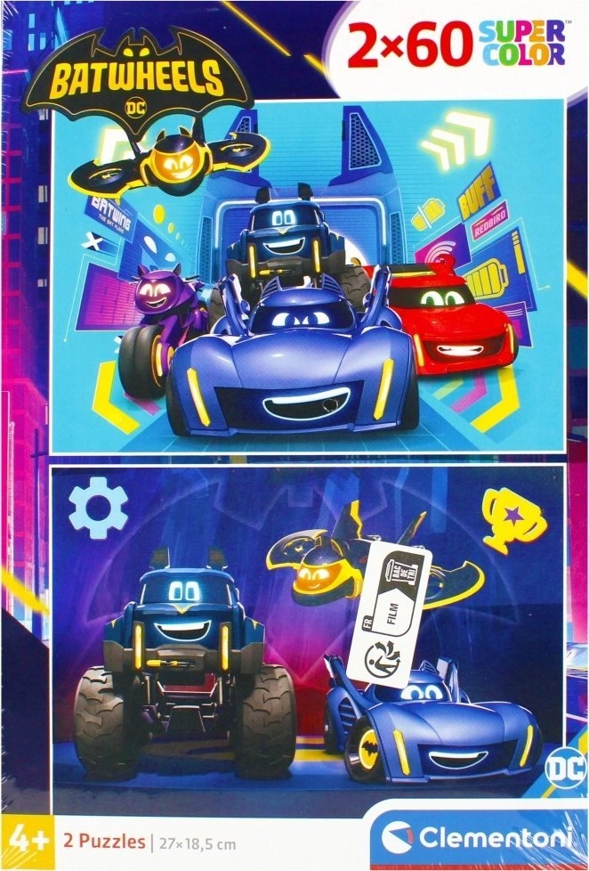 Clementoni Supercolor Batwheels Jigsaw puzzle 60