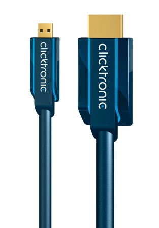 ClickTronic 5m Micro-HDMI Adapter HDMI cable