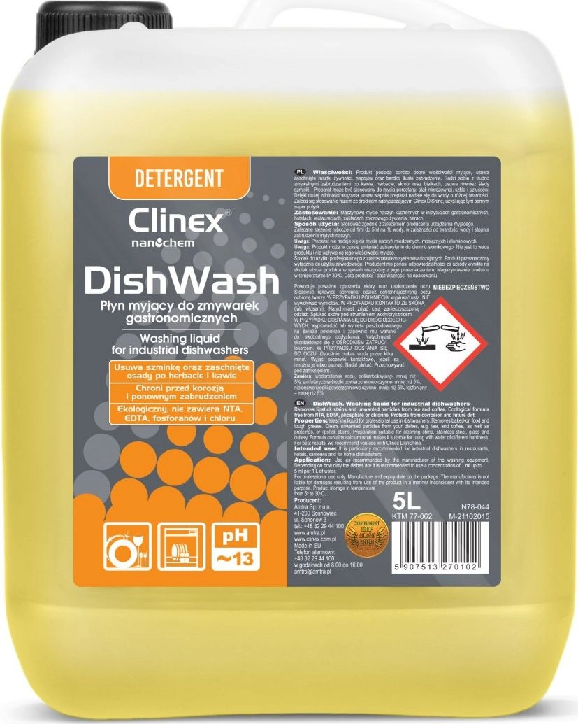 Clinex Koncetrat liquid for kitchen dishwashers