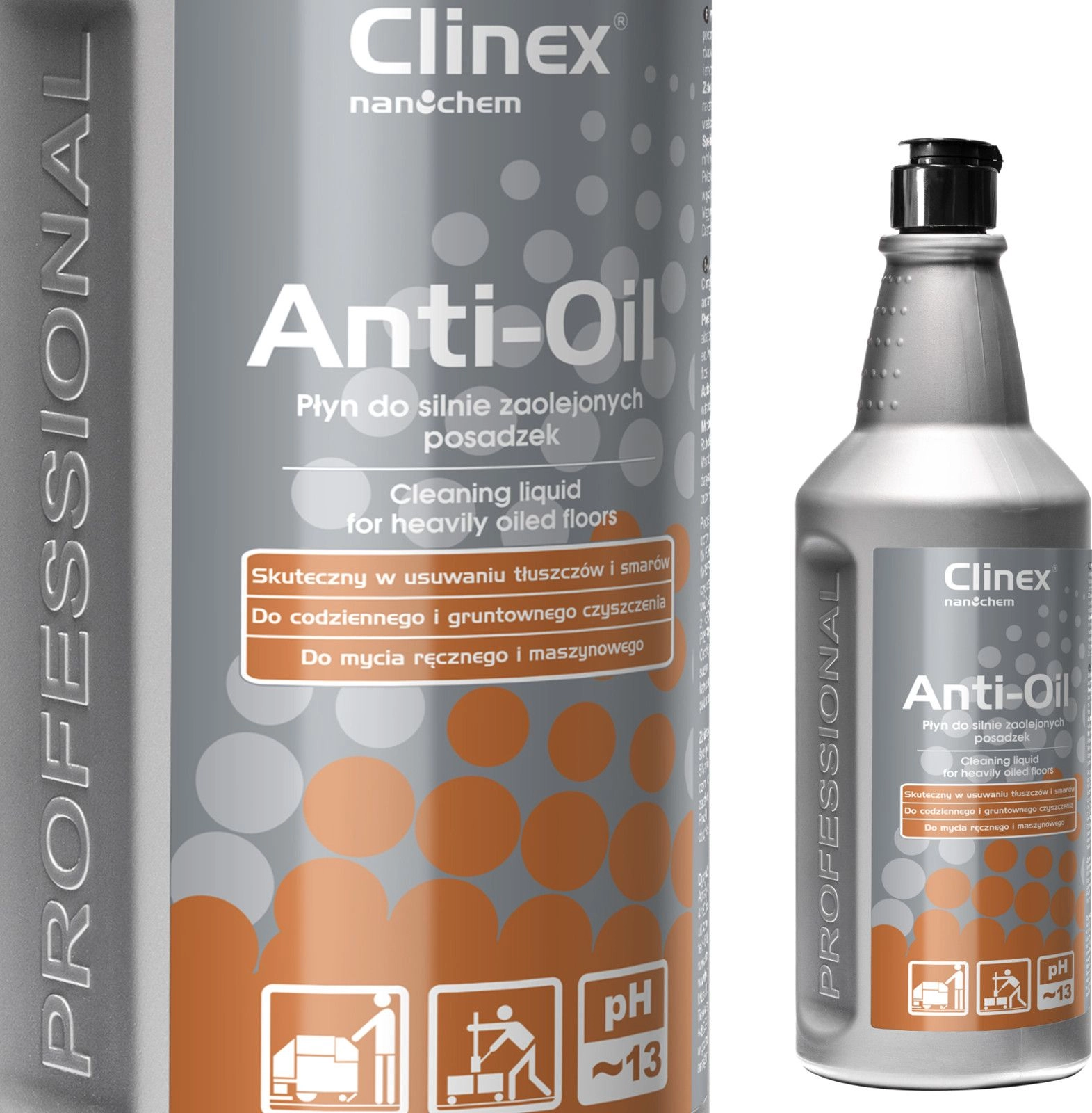 Clinex Liquid for cleaning heavily oiled