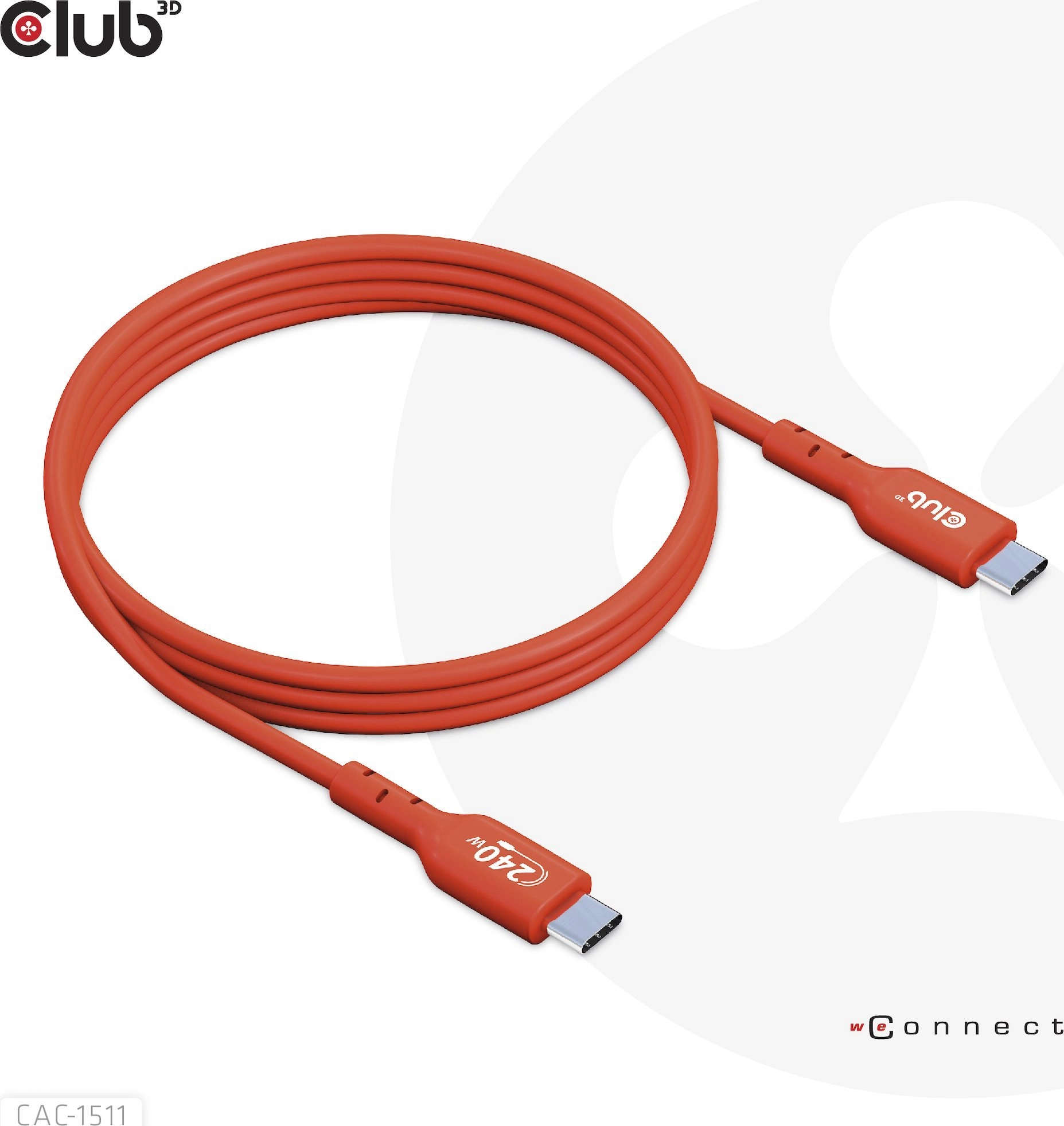 CLUB3D USB2 Type-C Bi-Directional USB-IF Certified