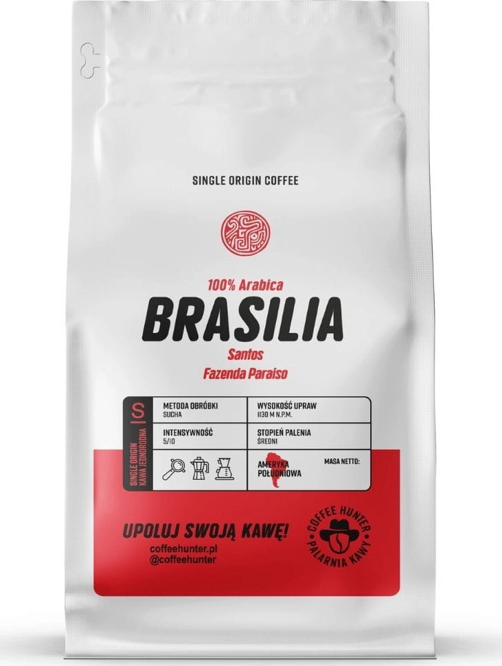 Kawa ziarnista Coffee Hunter Brasilia Santos