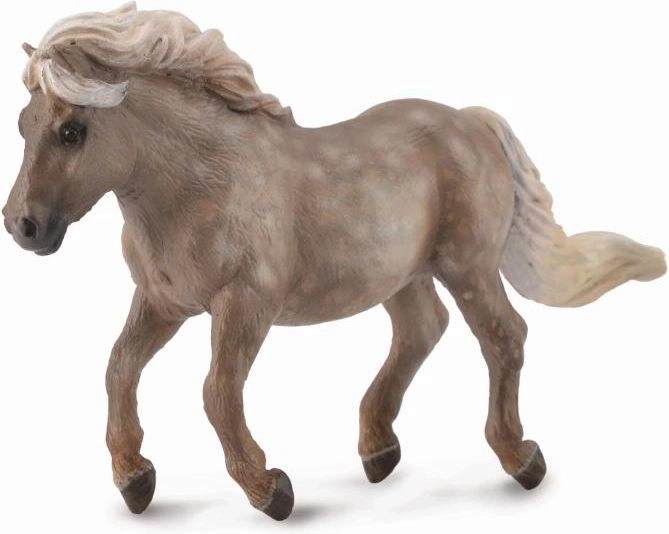Collecta Shetland Pony figure silver dapple