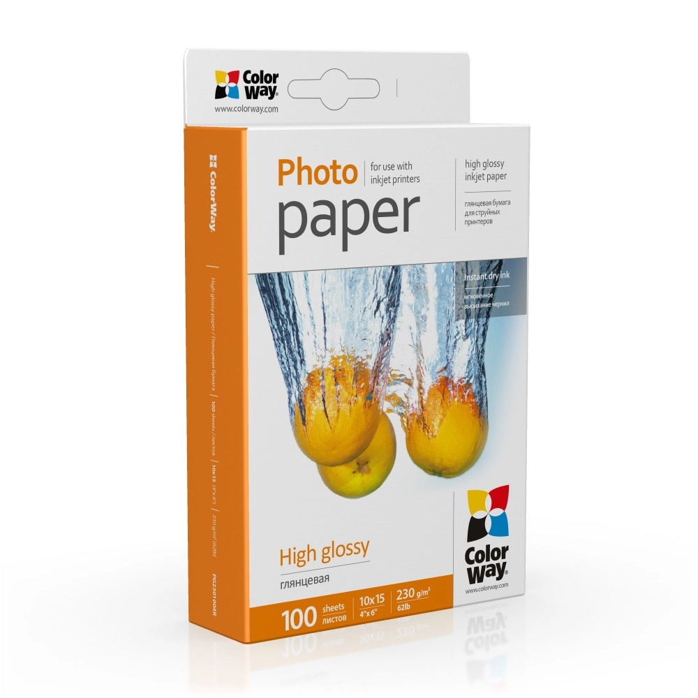 Colorway PG2301004R photo paper A4 White