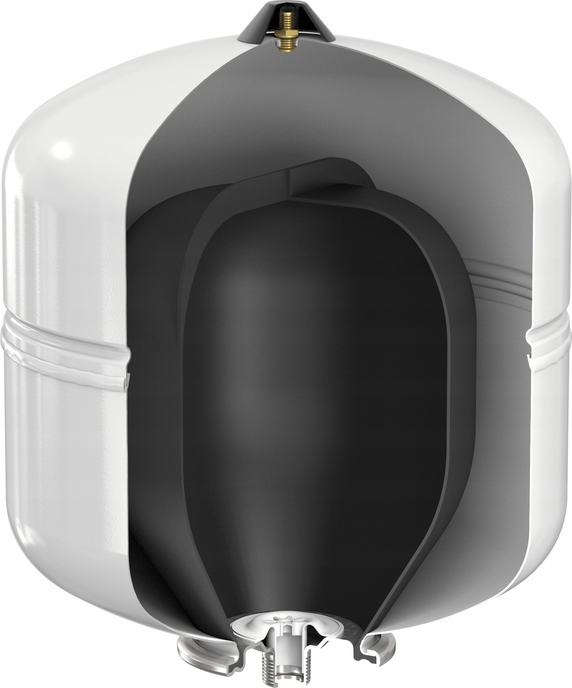Flofix expansion vessel for domestic hot