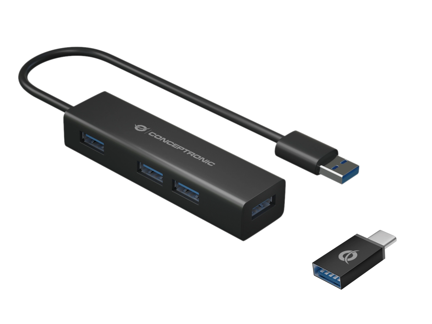 Conceptronic 4-Port USB 3.0 Aluminum