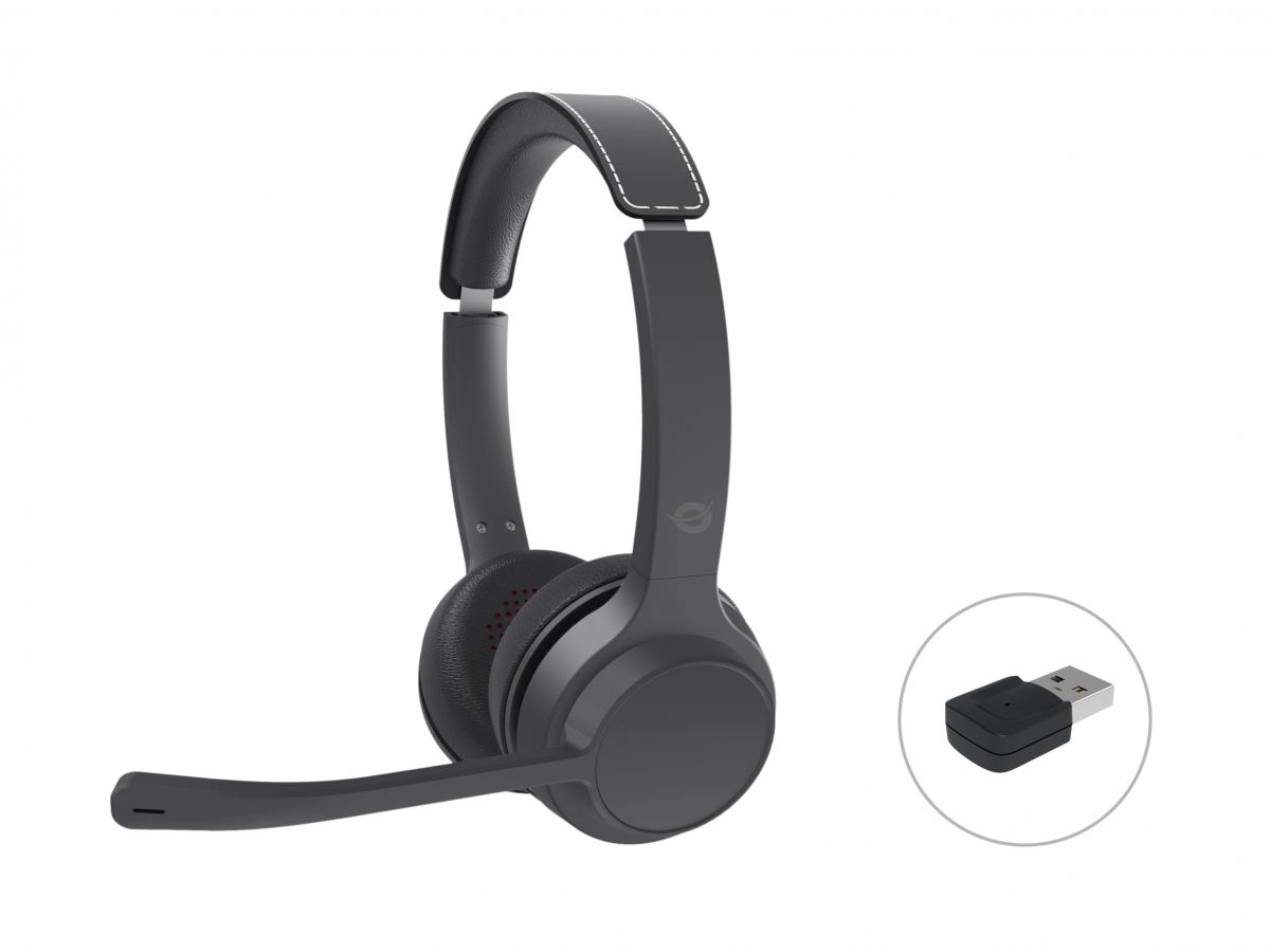 Conceptronic POLONA04BA Bluetooth Stereo Headset with